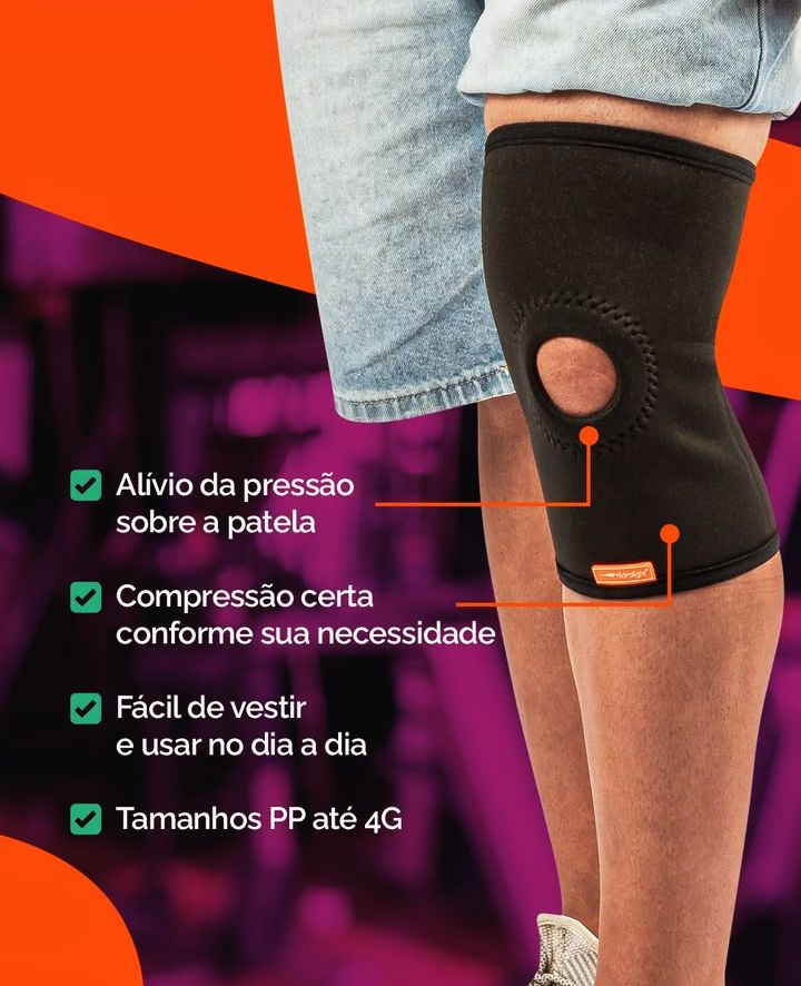 Joelheira com Orifício Patelar Hidrolight